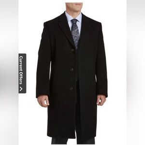 Alfani Men's Classic Black Pea Coat